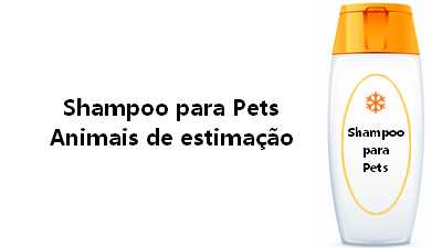 Formula de Shampoo para animais de estimação